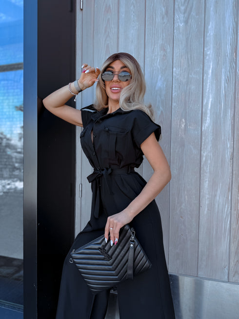 Pantsuit "BALANCE V80" - BLACK